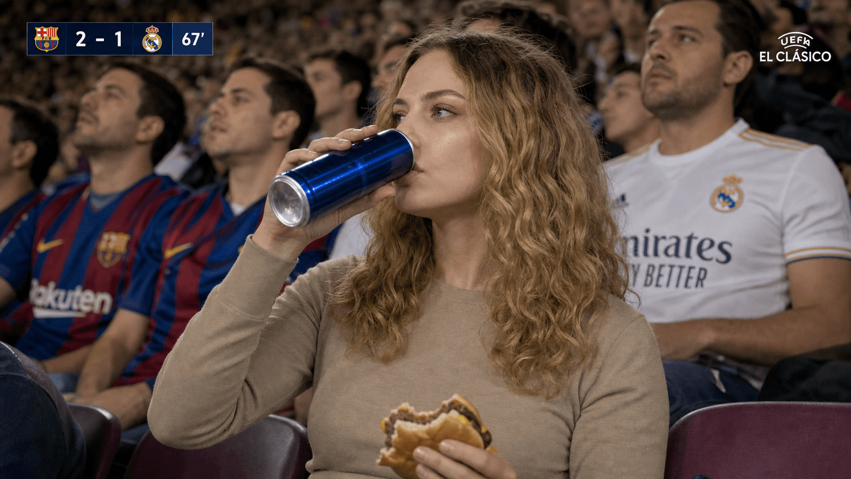 Stadium Fan Cam Scores Goal Video