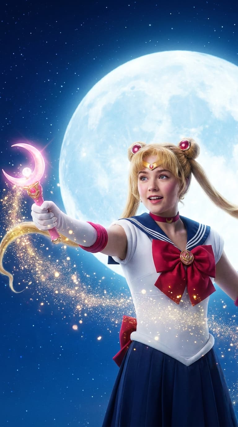 Magical Girl Glow-Up Video Generator