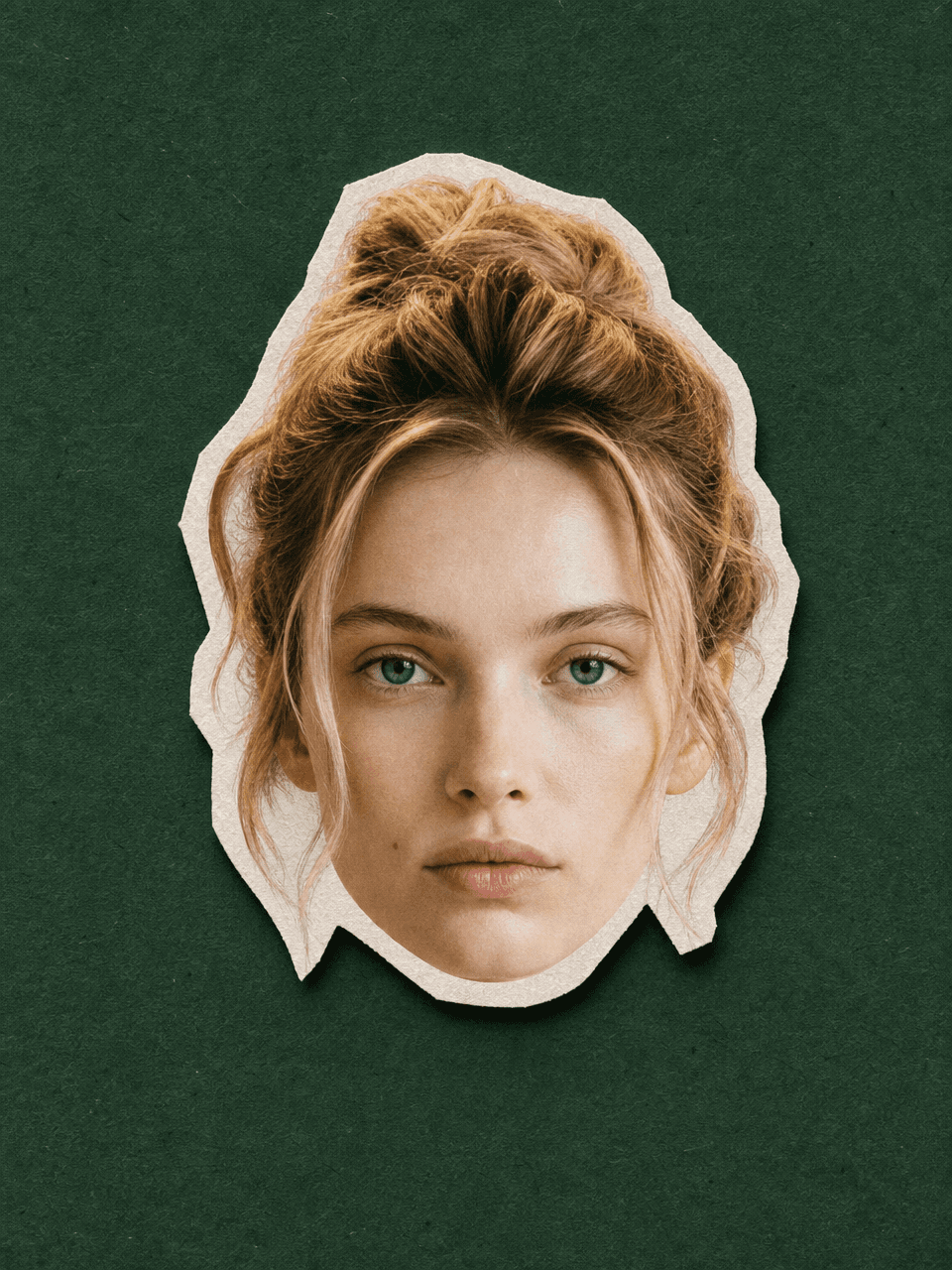 Paper-Cut Facial Collage Portrait Generator