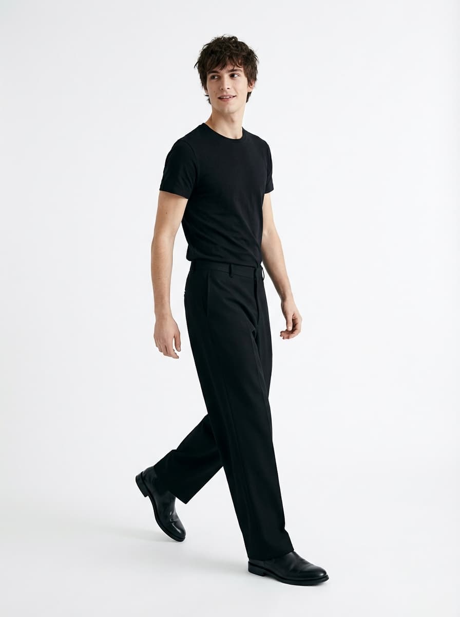 AI stylist virtual try-on examples male