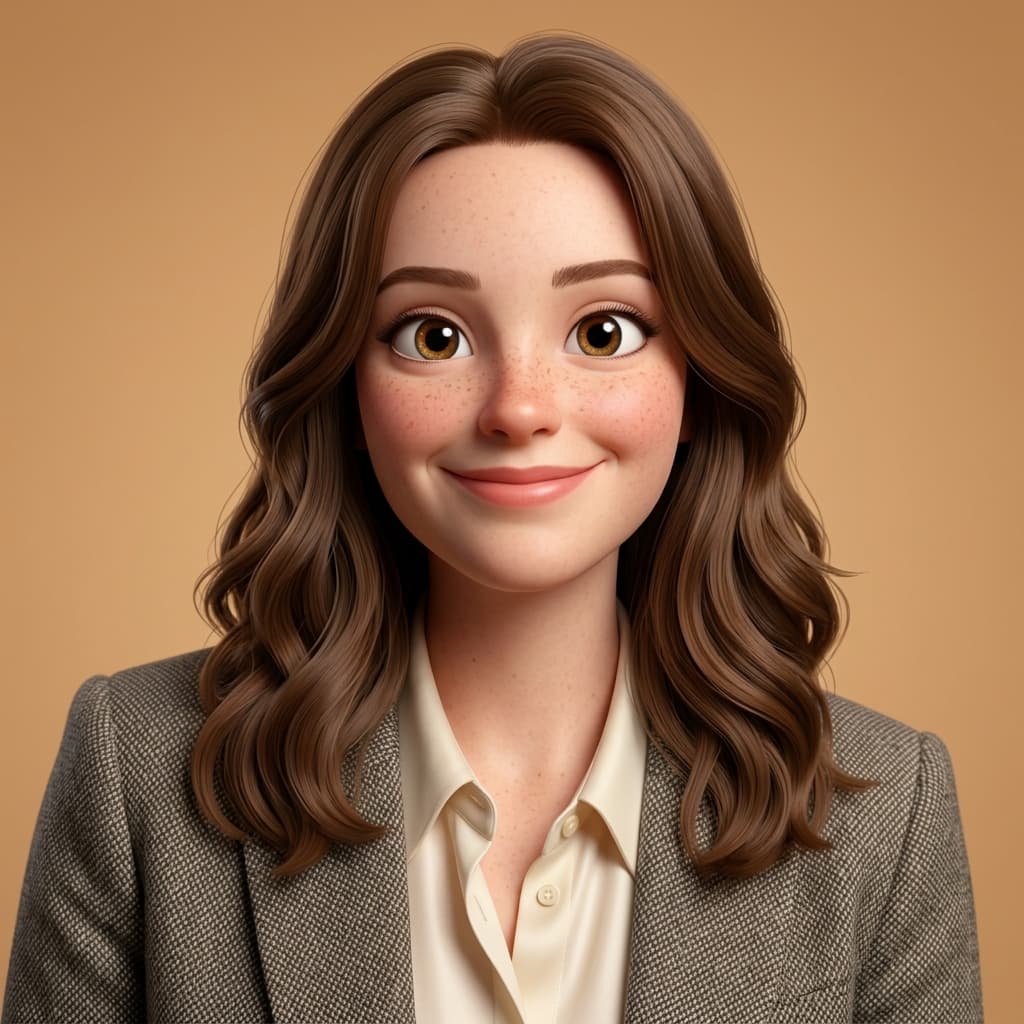 3D Cartoon AI headshot style