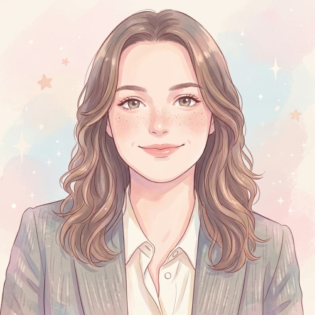 Anime Pastel Portrait AI headshot style