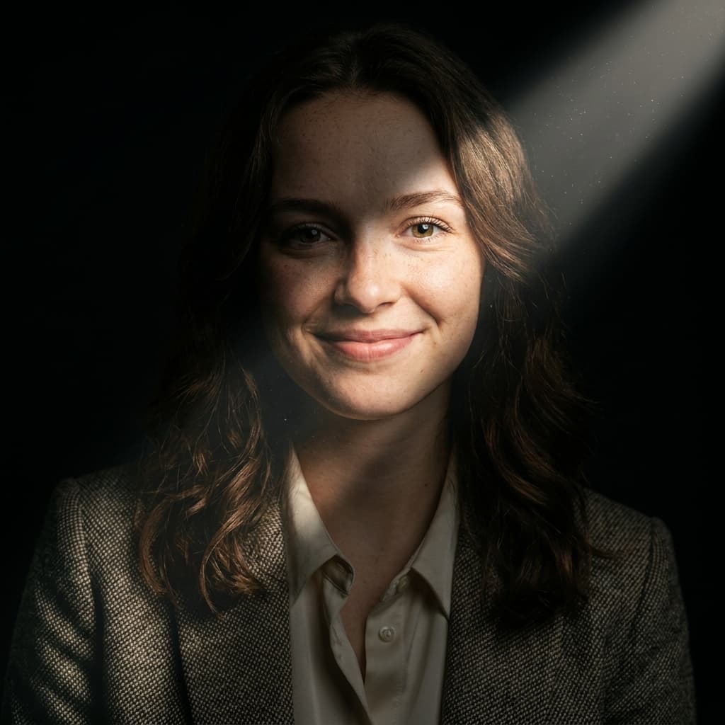 Beam Lighting AI headshot style