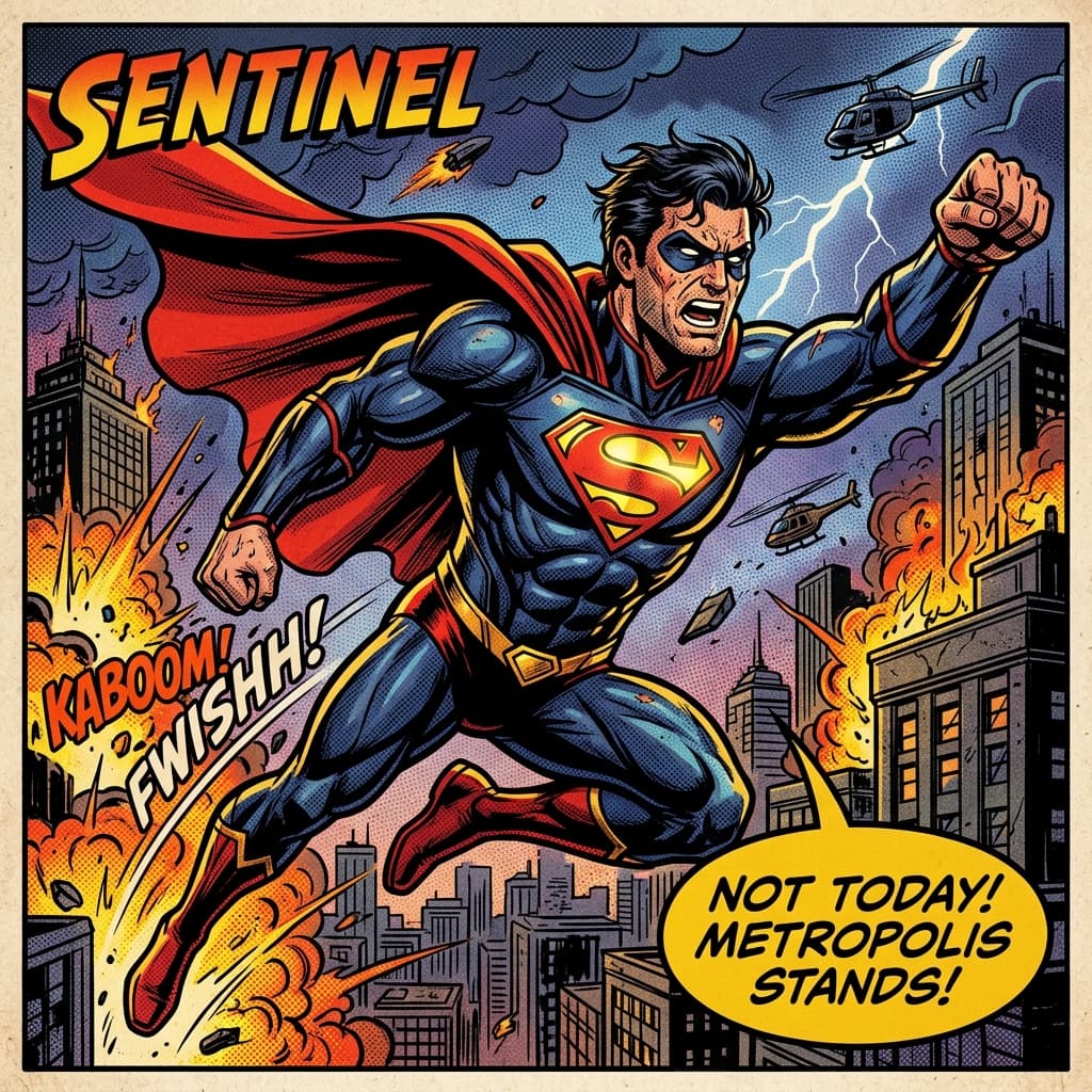 Comic Book Portrait AI headshot style