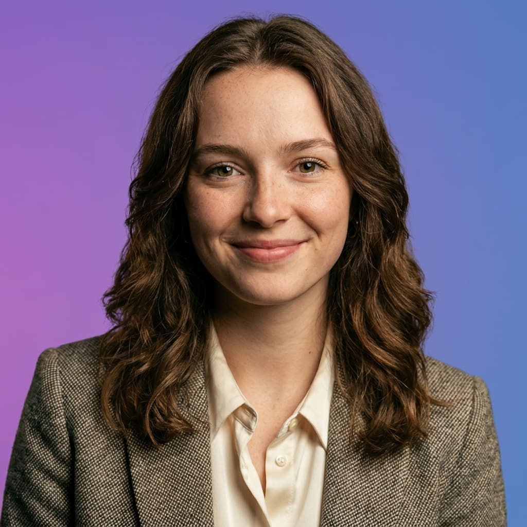 Gradient Studio Portrait AI headshot style