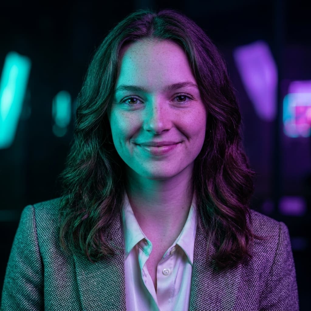 Neon Dual Tone 2 AI headshot style