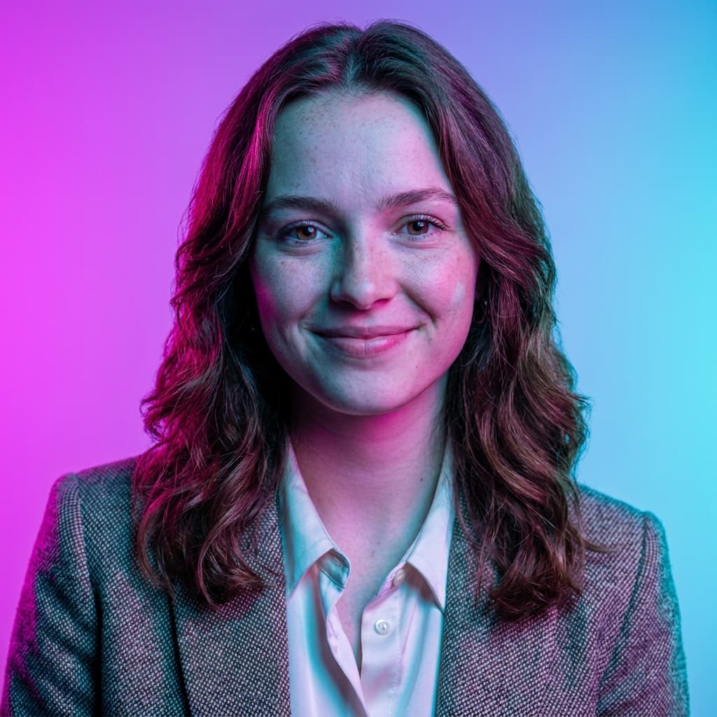 Neon Gradient Portrait style preview