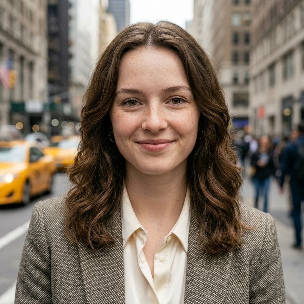 NYC Street Portrait AI headshot style