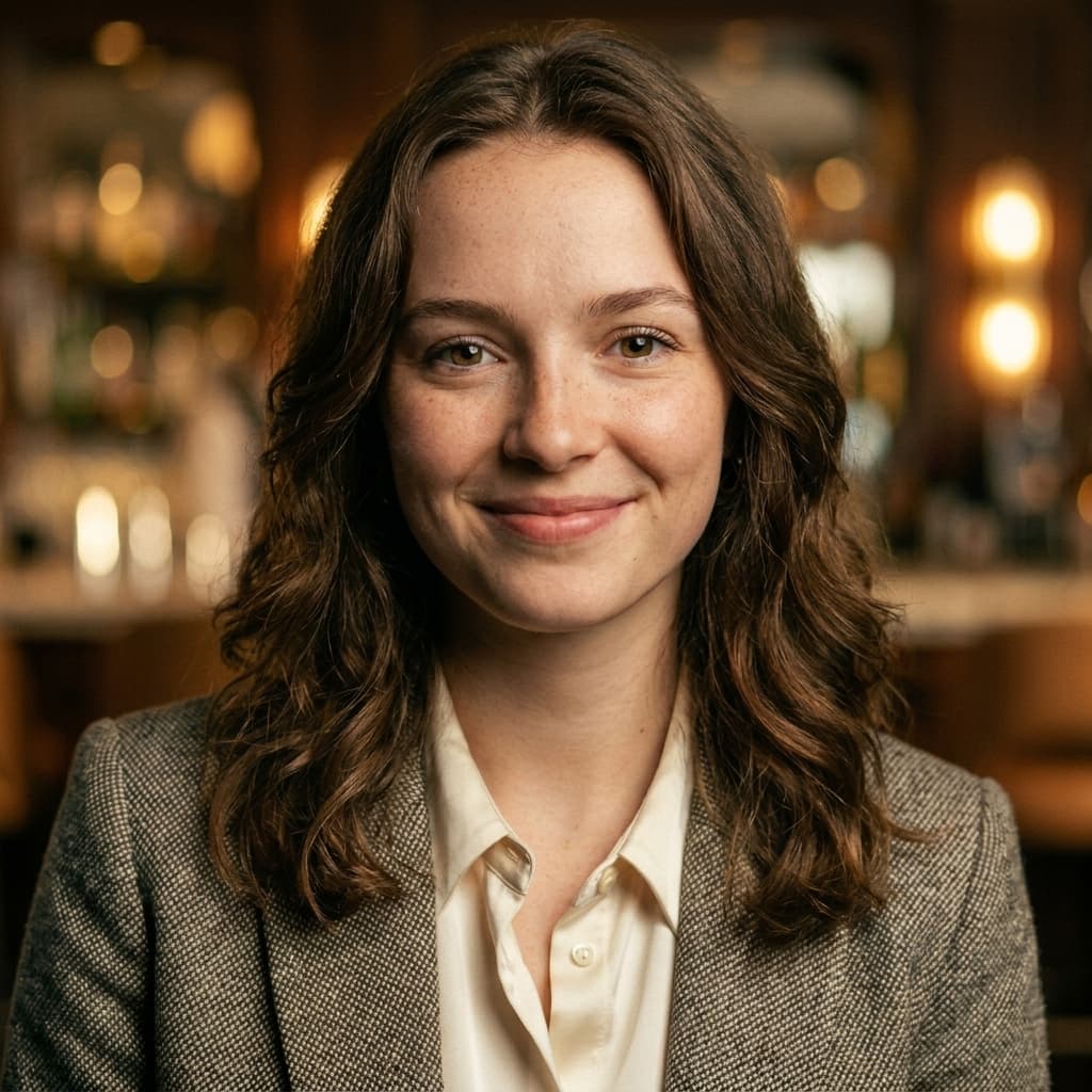 Warm Cinematic Portrait AI headshot style