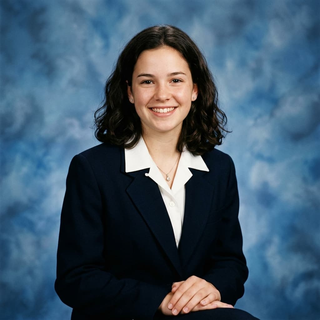 Yearbook Photo AI headshot style