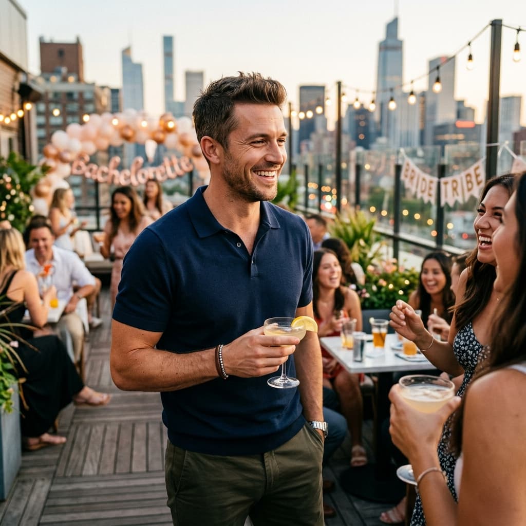 City weekend Bachelorette party photos example