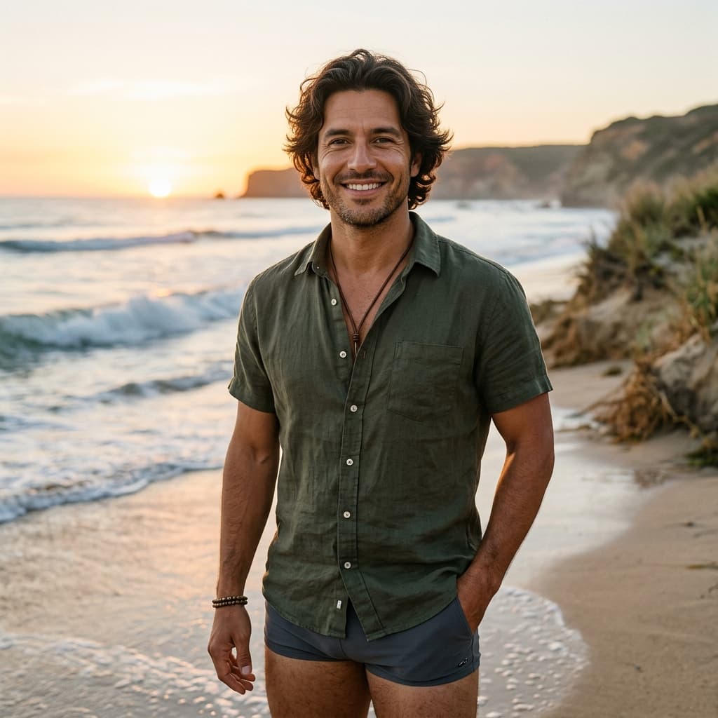 Beach & Swimwear Photo Generator example
