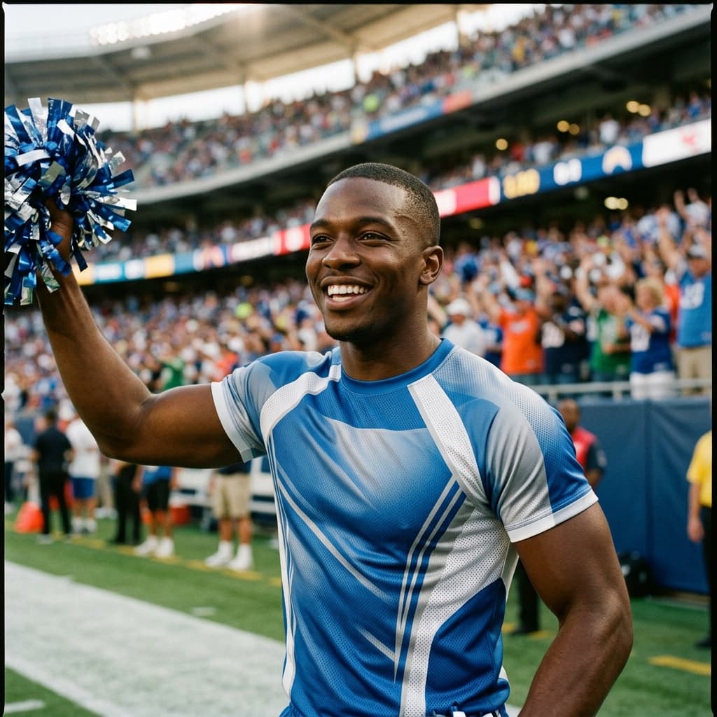 AI Cheerleader Photo Generator example