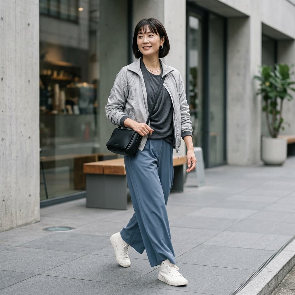 Minimal street Cloud dancer outfits example