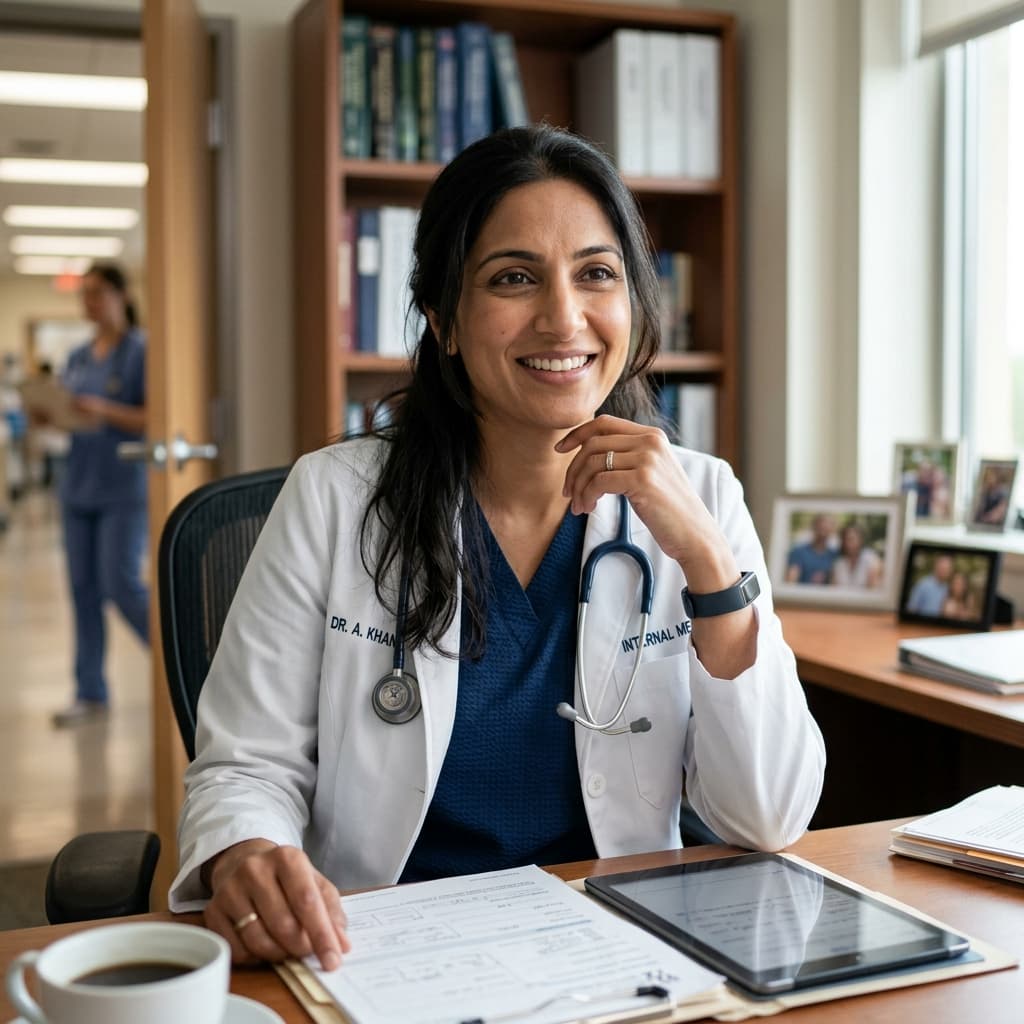 Hospital office Doctor headshots example