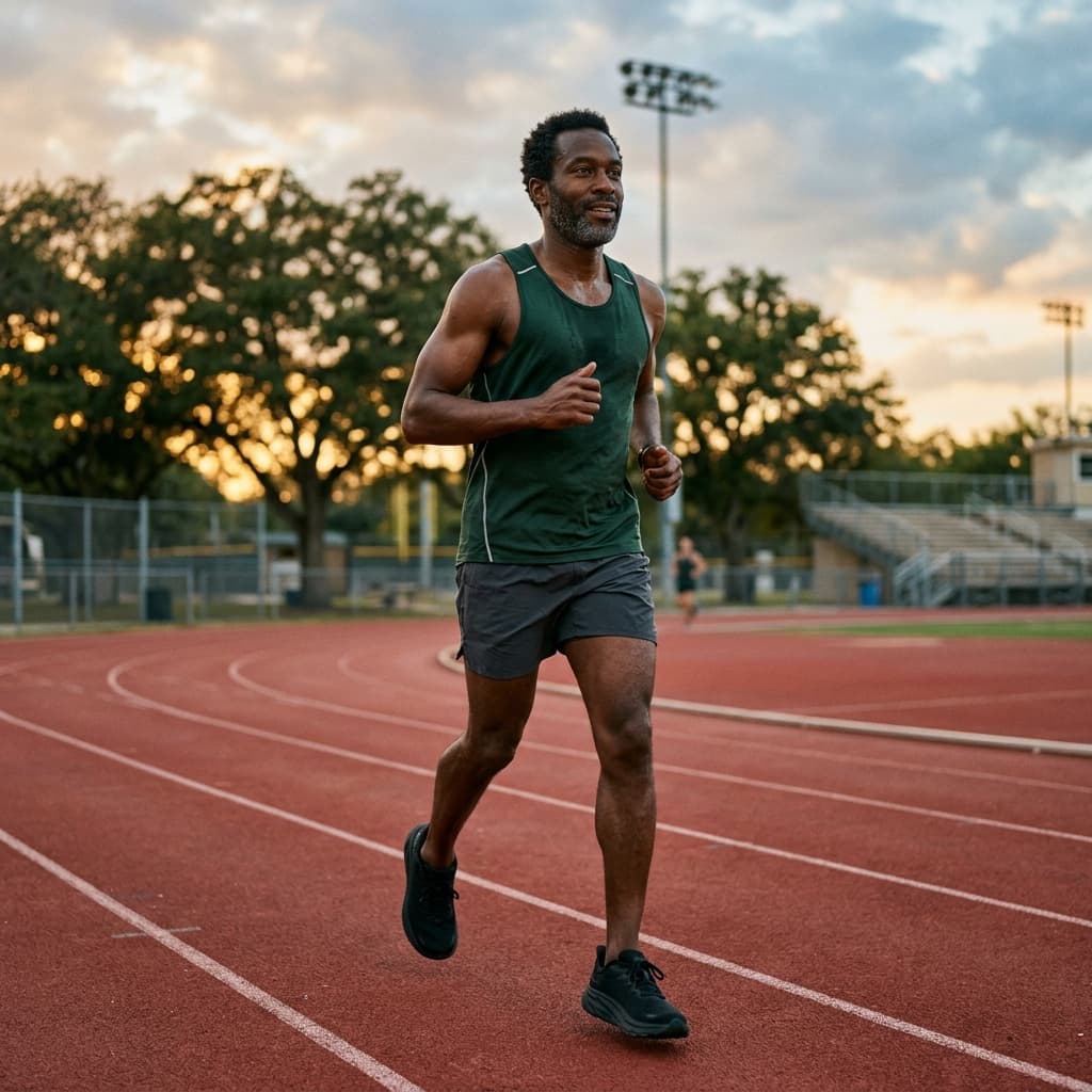 Track workout Fitness photos example