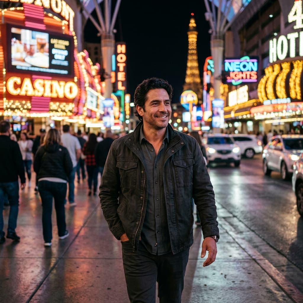 Neon boulevard Las Vegas photos example