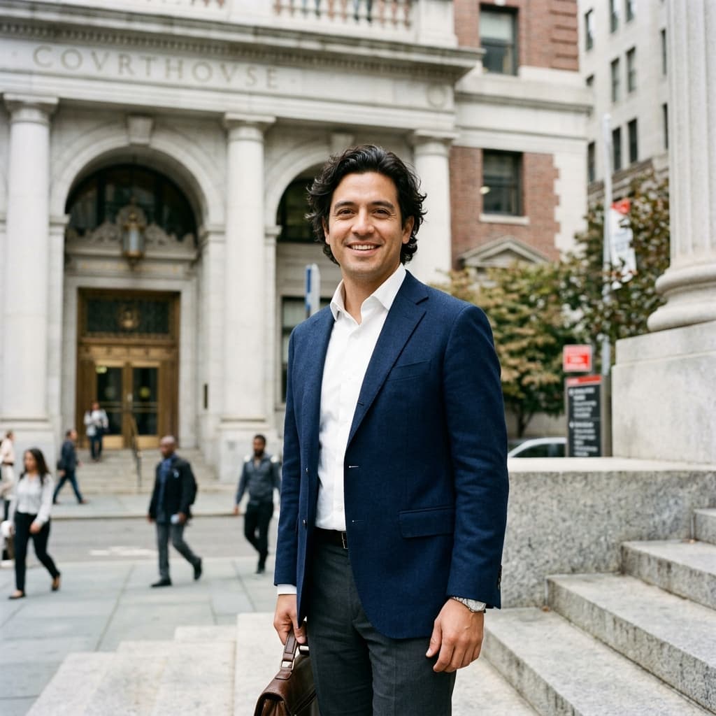 Courthouse exterior Lawyer headshots example