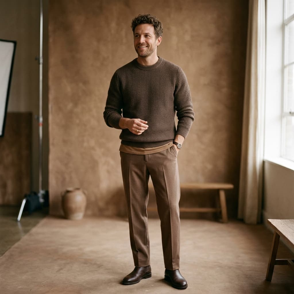 Tonal studio Mocha outfit photos example