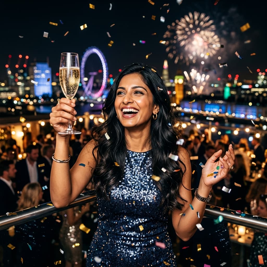 New Year's Eve Photo Generator example