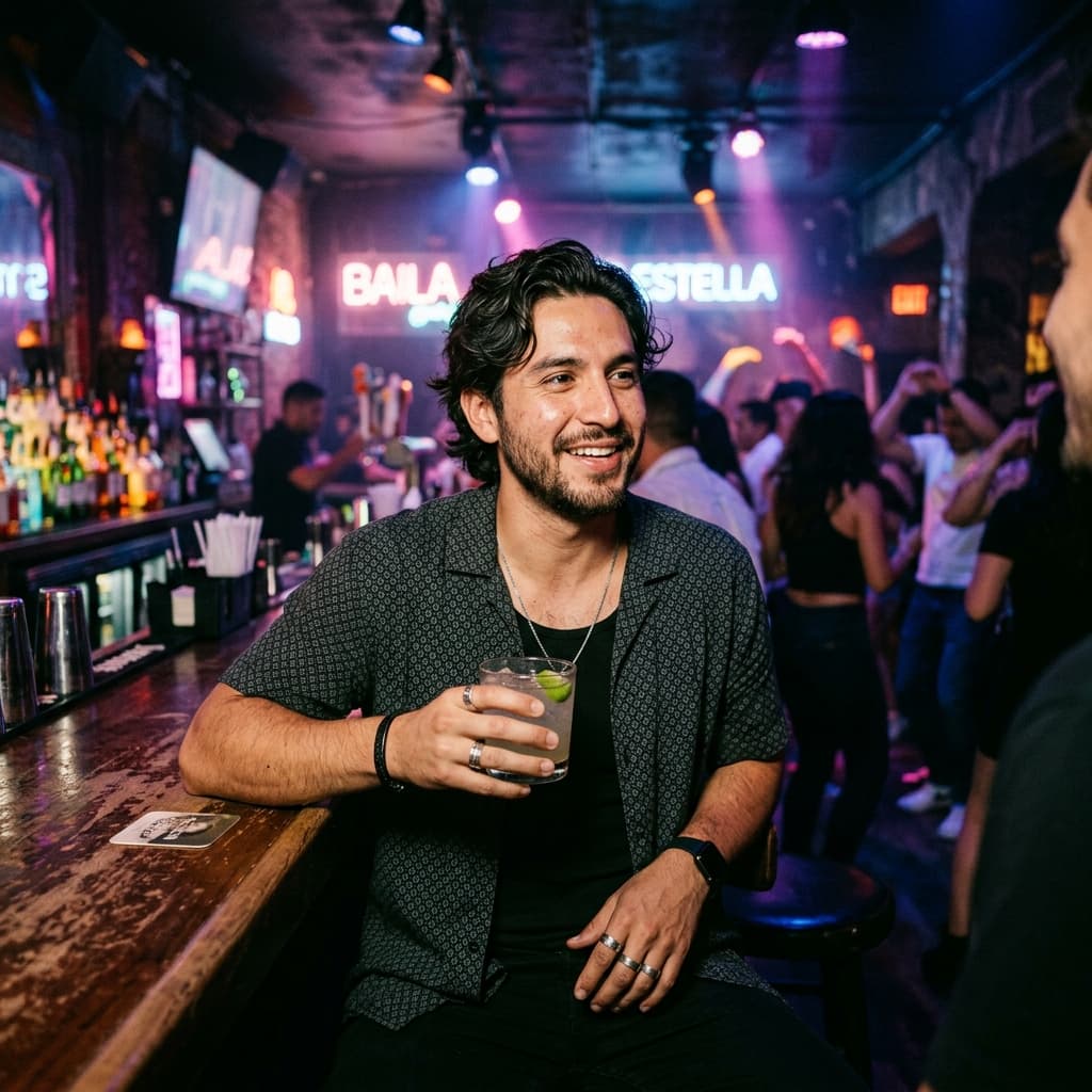 Neon club Nightlife photos example