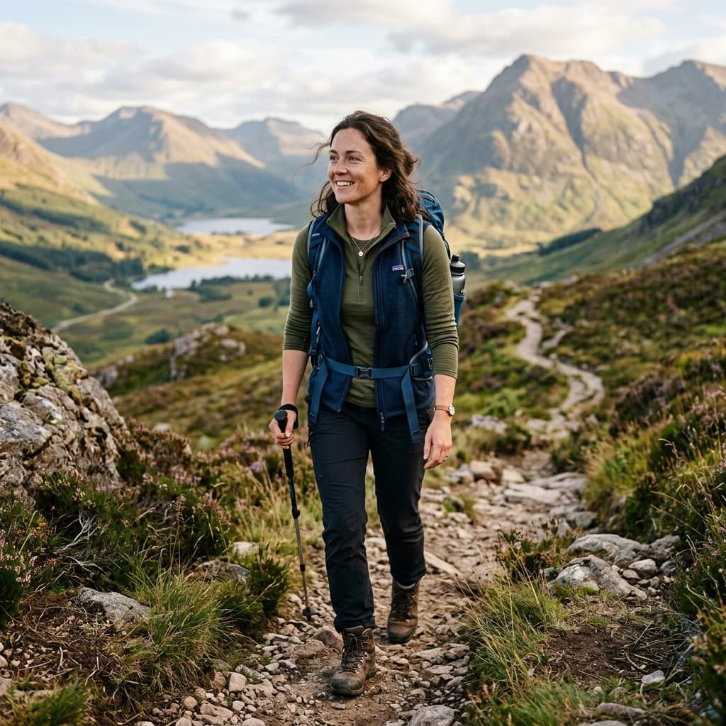 Mountain trail Outdoor adventure photos example