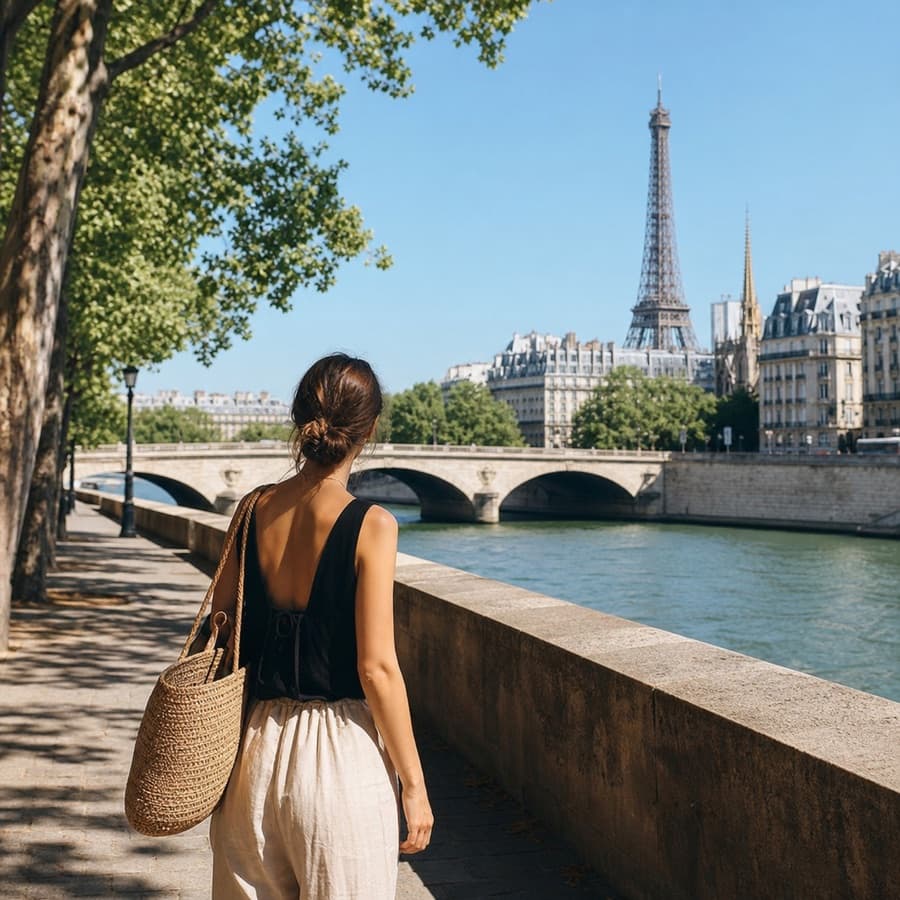 Summer in Paris Photo Generator example