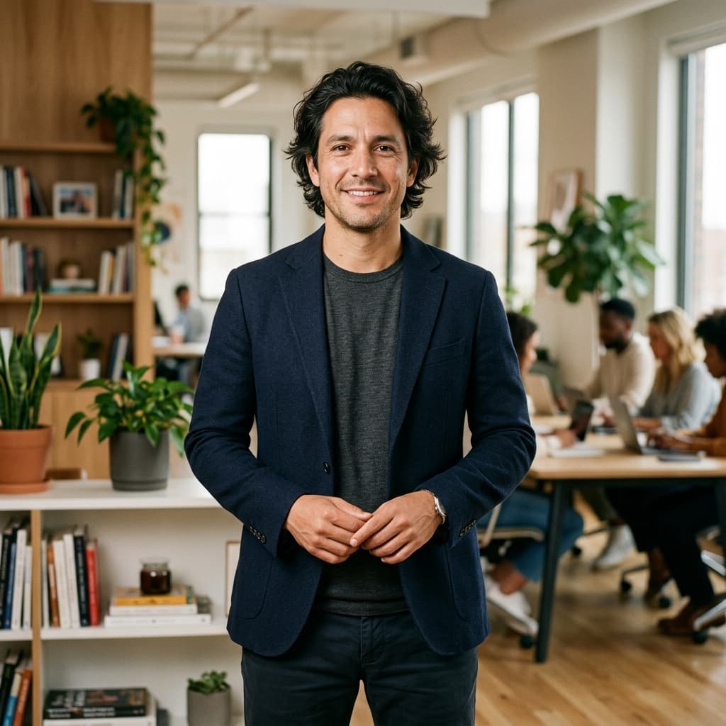Startup Founder Headshot Generator example