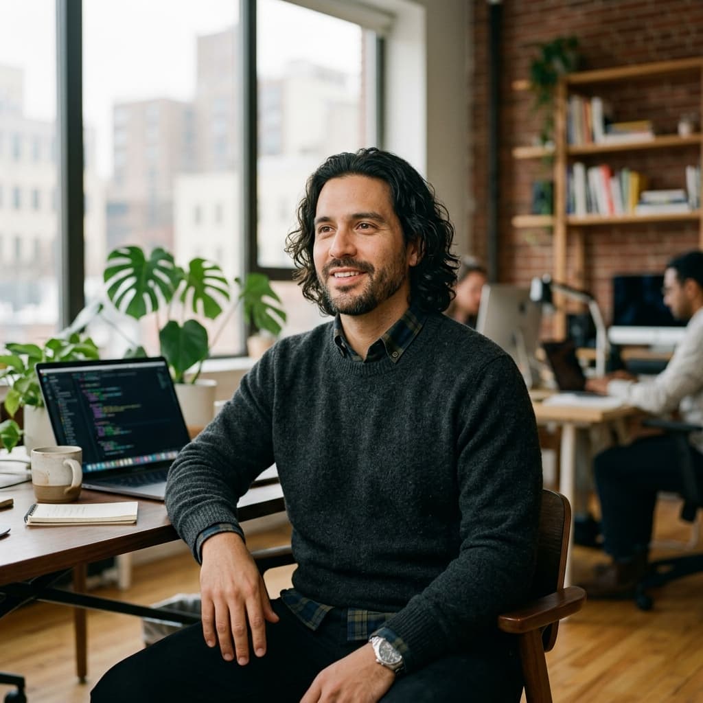 Creative office Founder headshots example