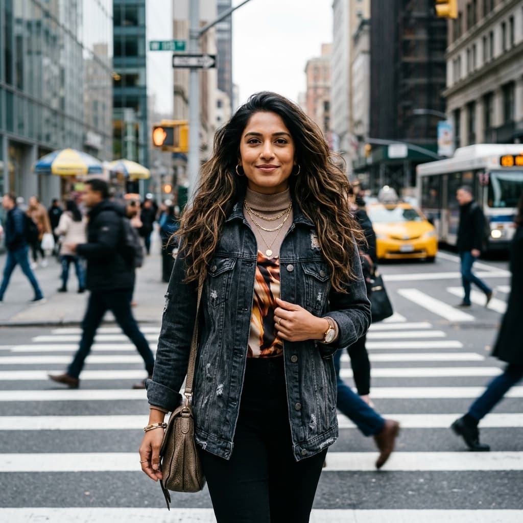 AI Street Style Photo Generator example