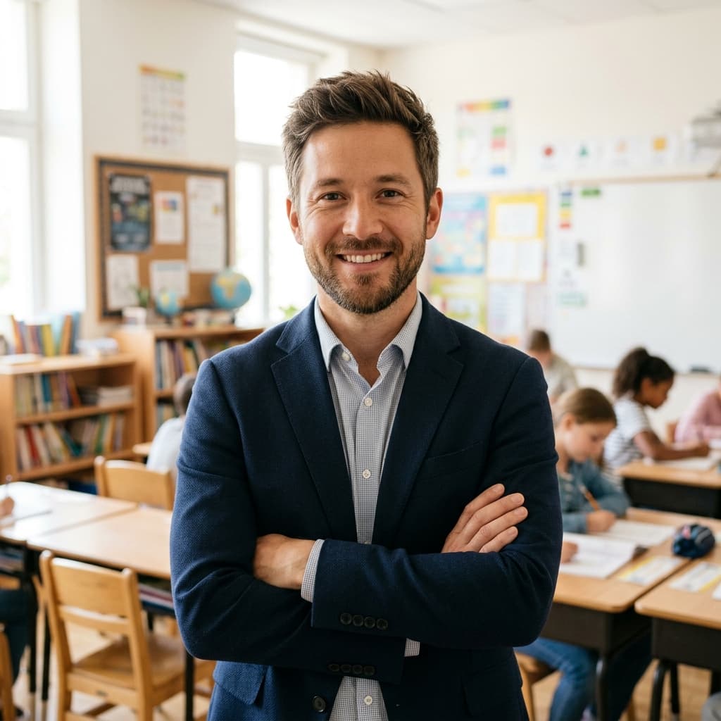Teacher Headshot Generator example