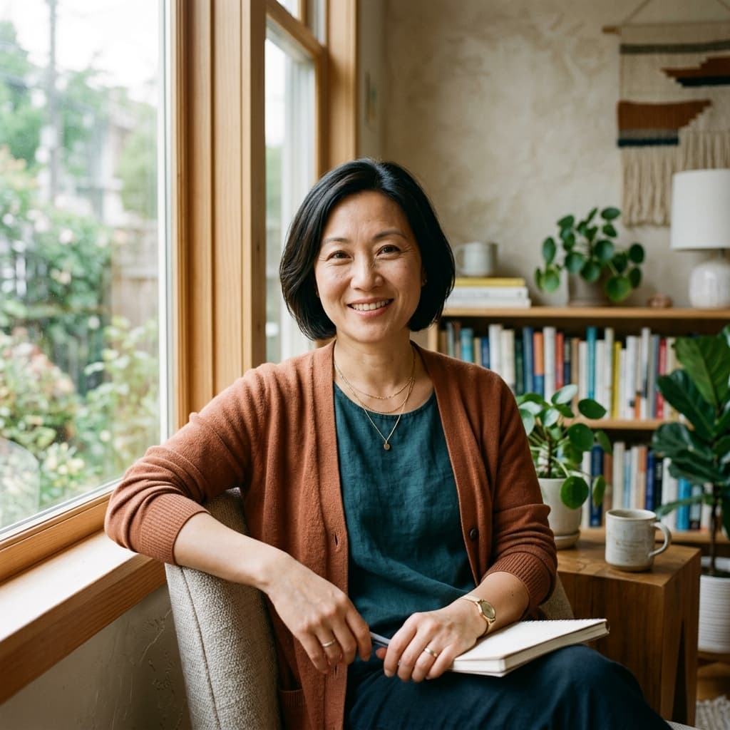 Natural window Therapist headshots example