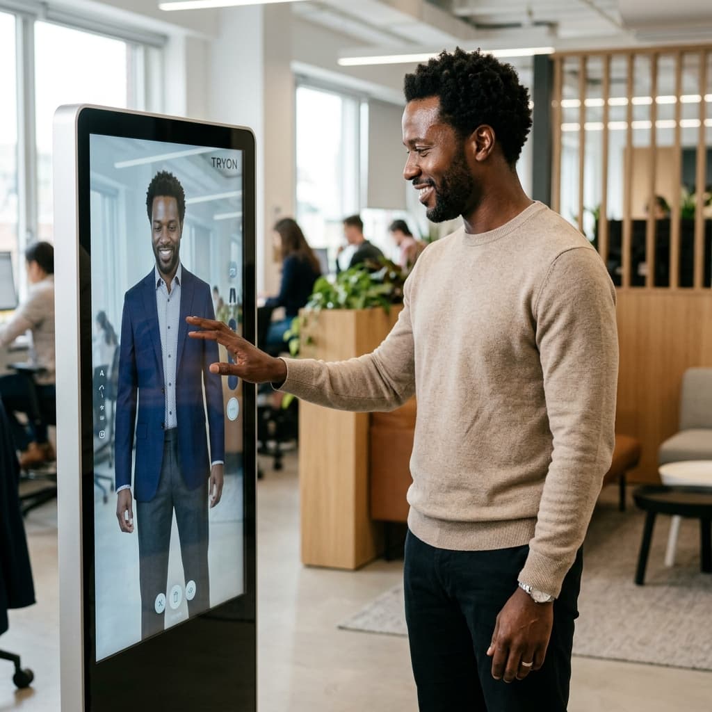 Office look Virtual outfit photos example