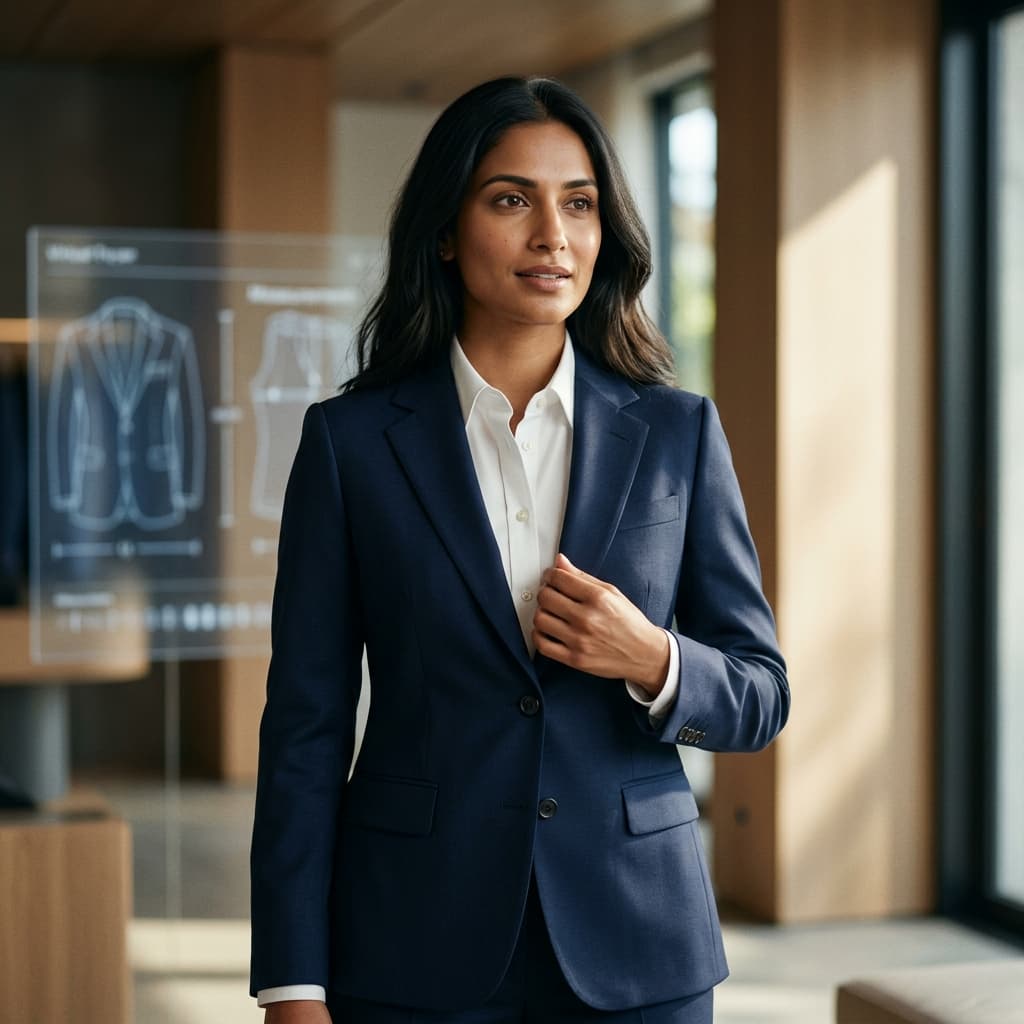 Virtual Suit Try-On example
