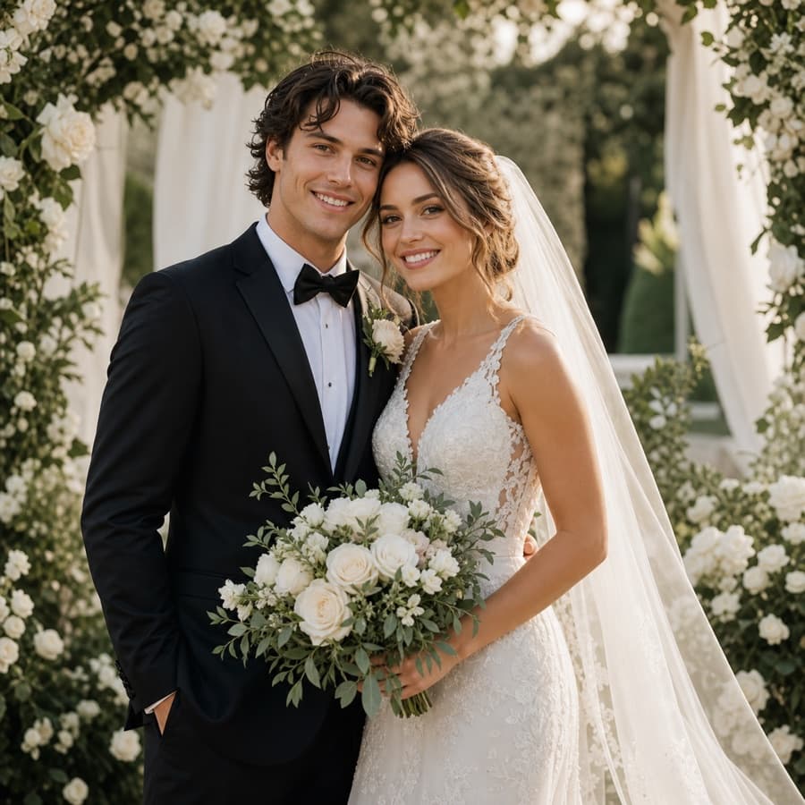 AI Wedding Photo Generator example