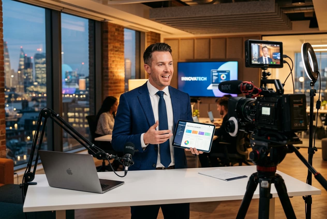 Sales team generating personalised AI video demos