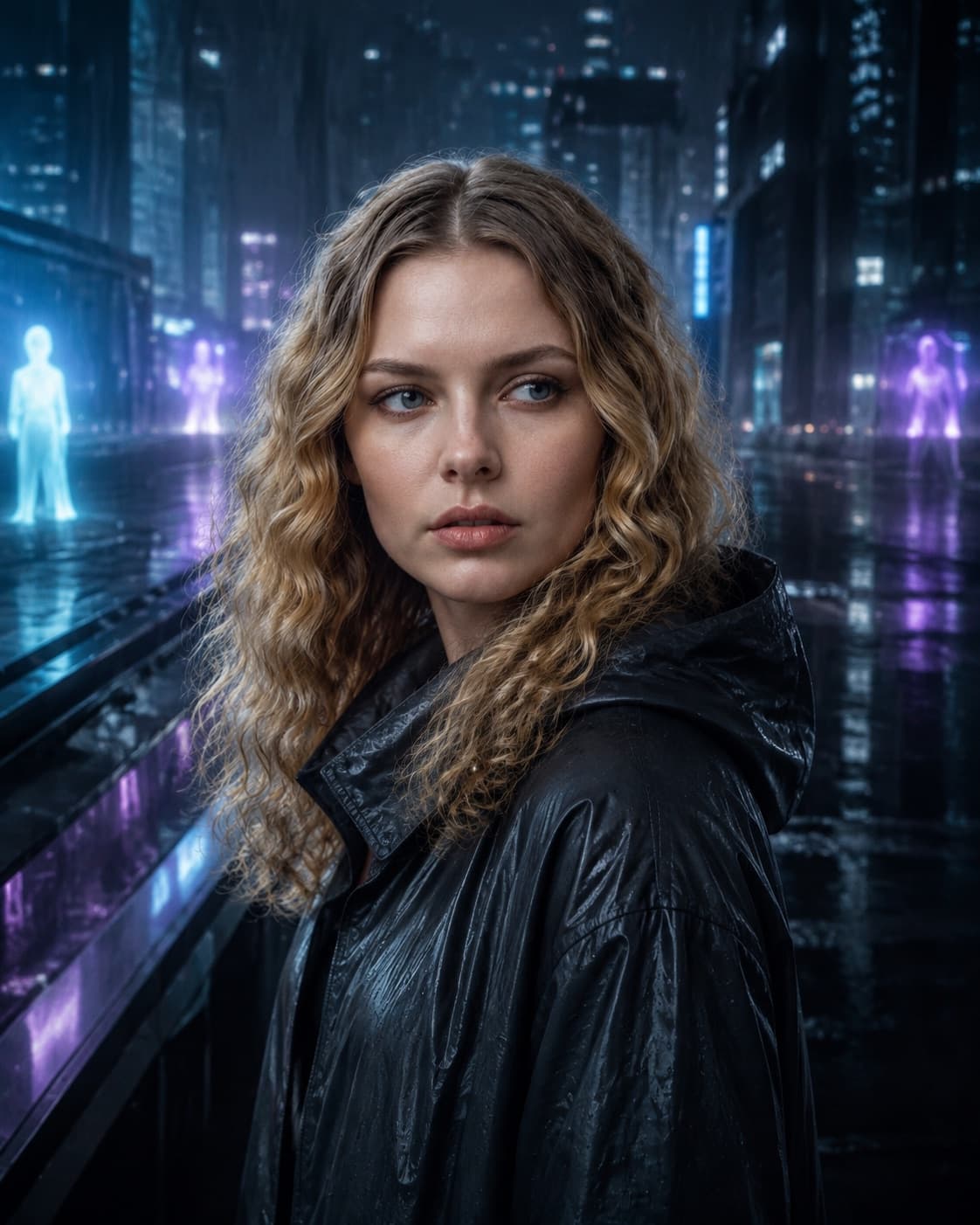 Sci-fi mystery AI movie example