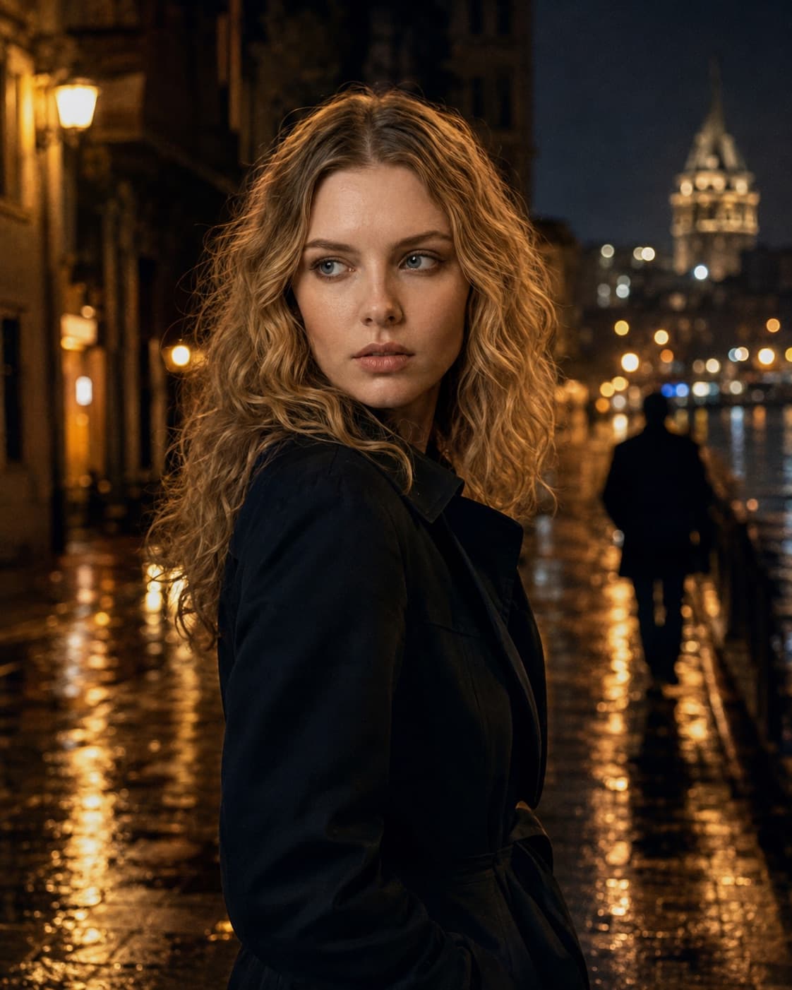 Spy thriller AI movie example