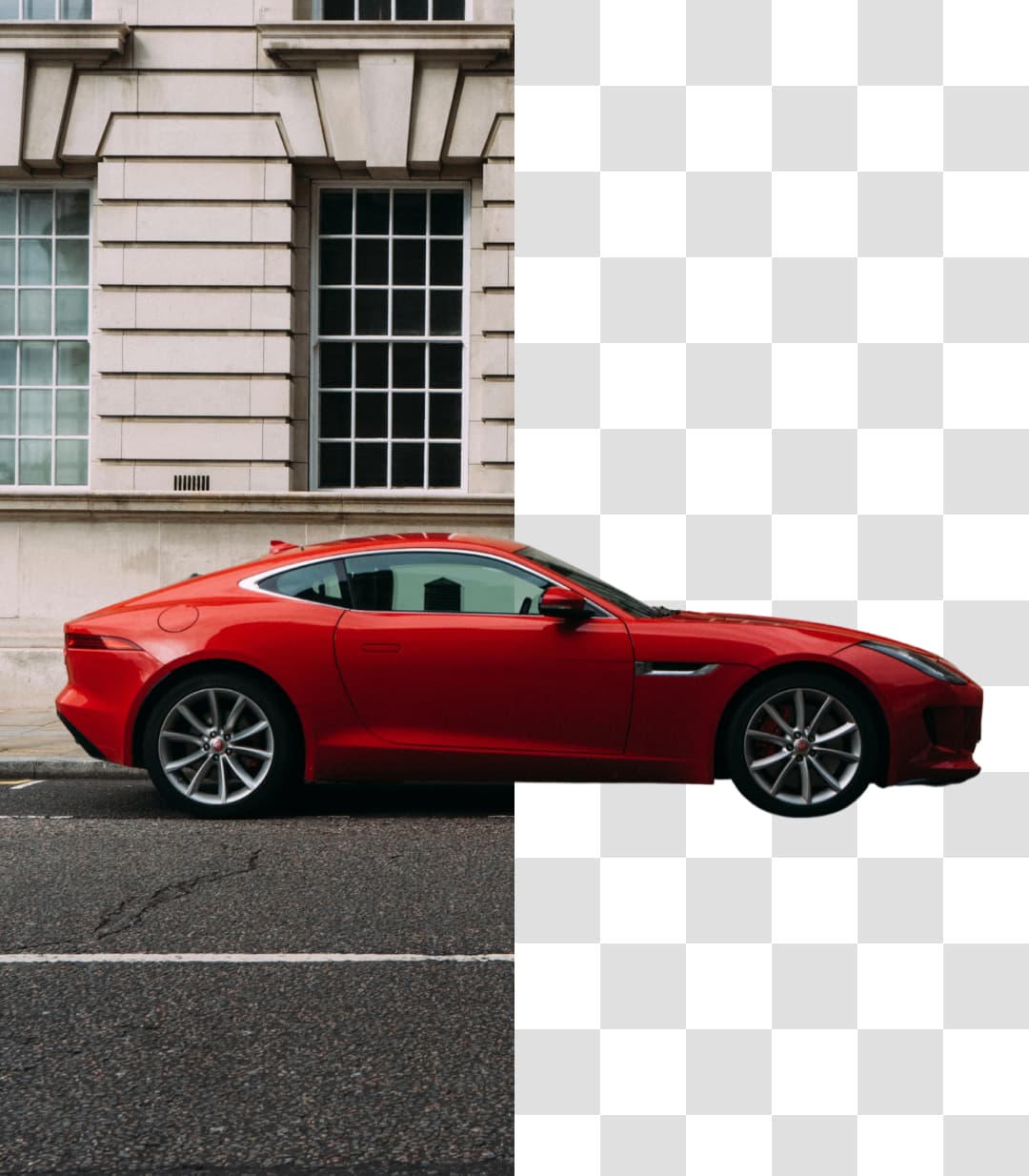 Show the busy background example