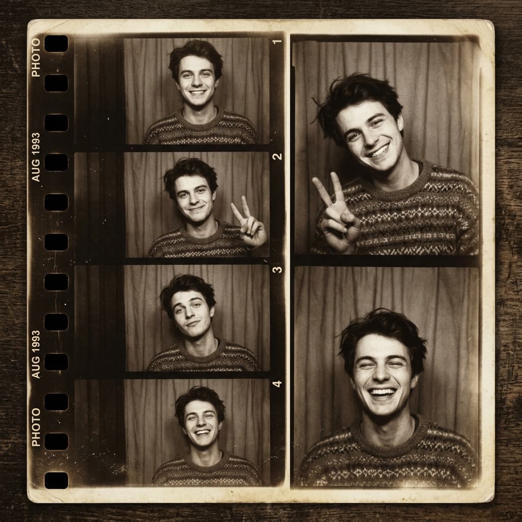 Vintage Photobooth Strip example 1