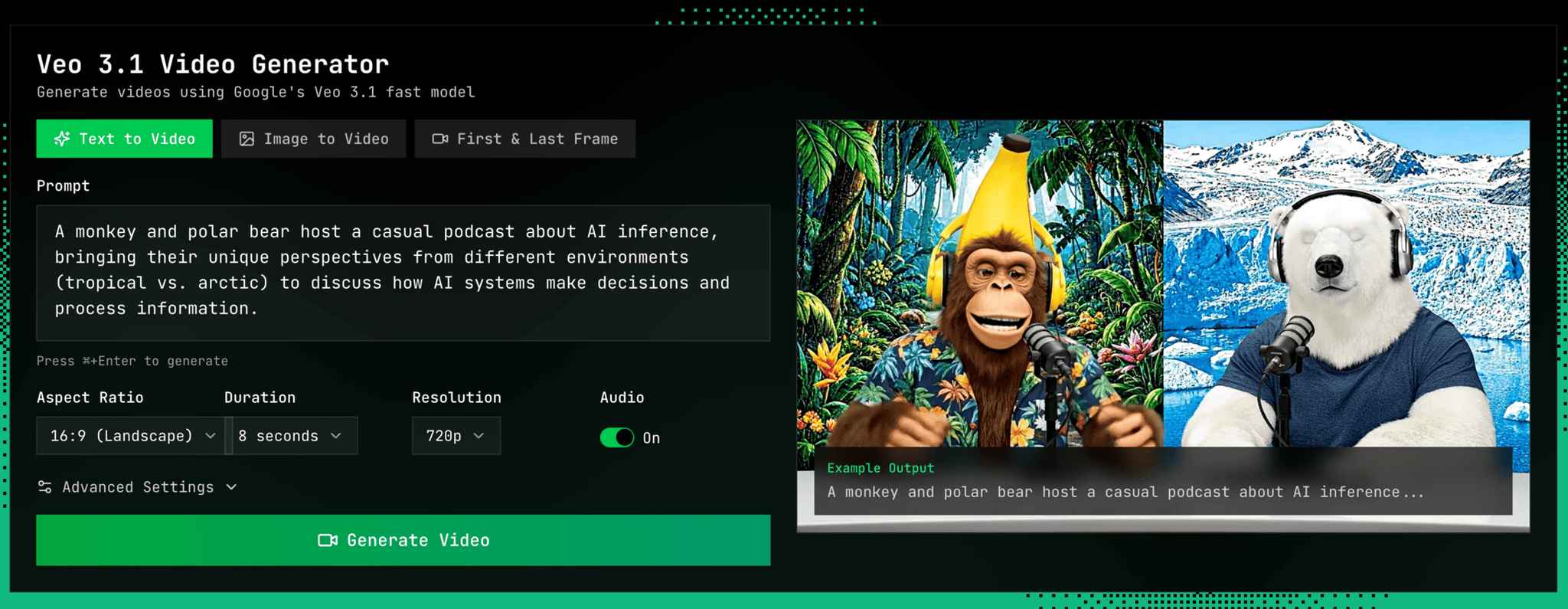 AI Video Generation Preview