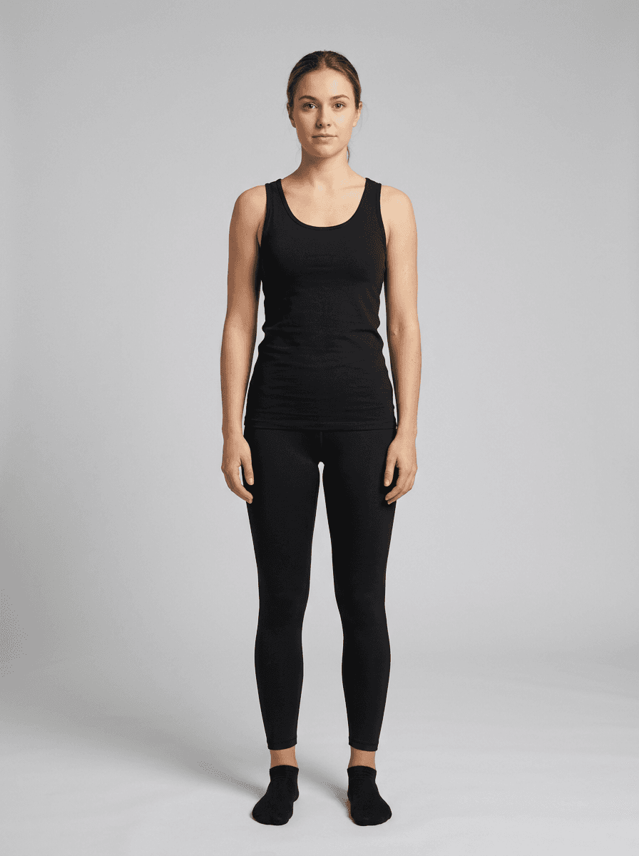 Model photo used as the try-on input for the blue floral midi dress