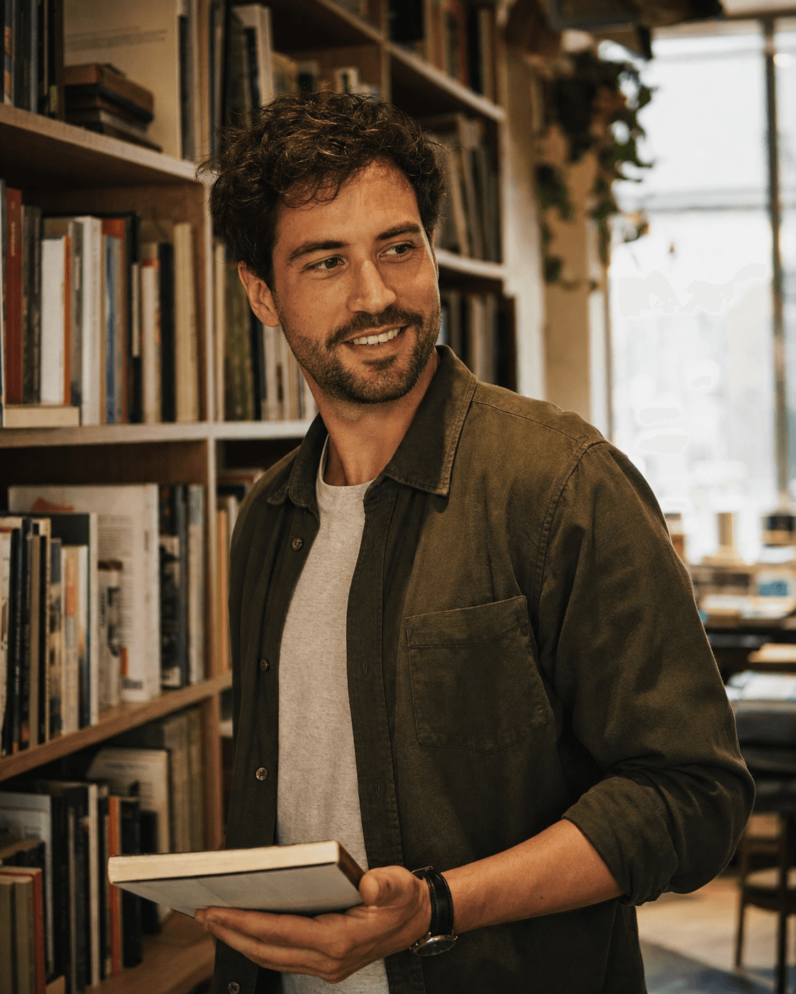 Bookstore Browse AI dating profile example