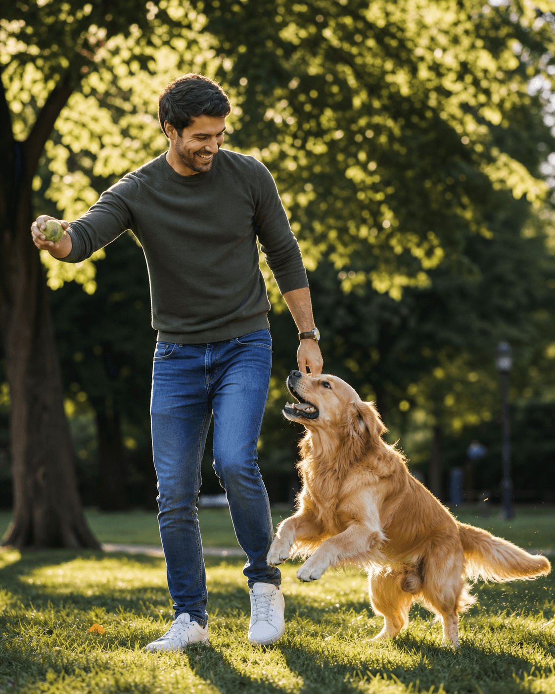 Dog Park AI dating profile example