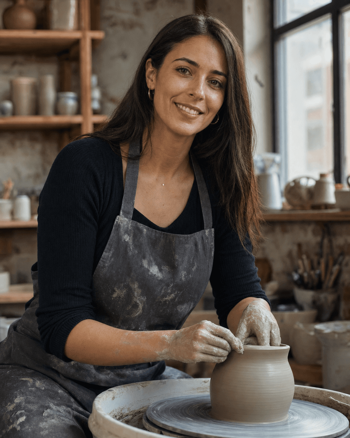 Pottery Studio AI dating profile example