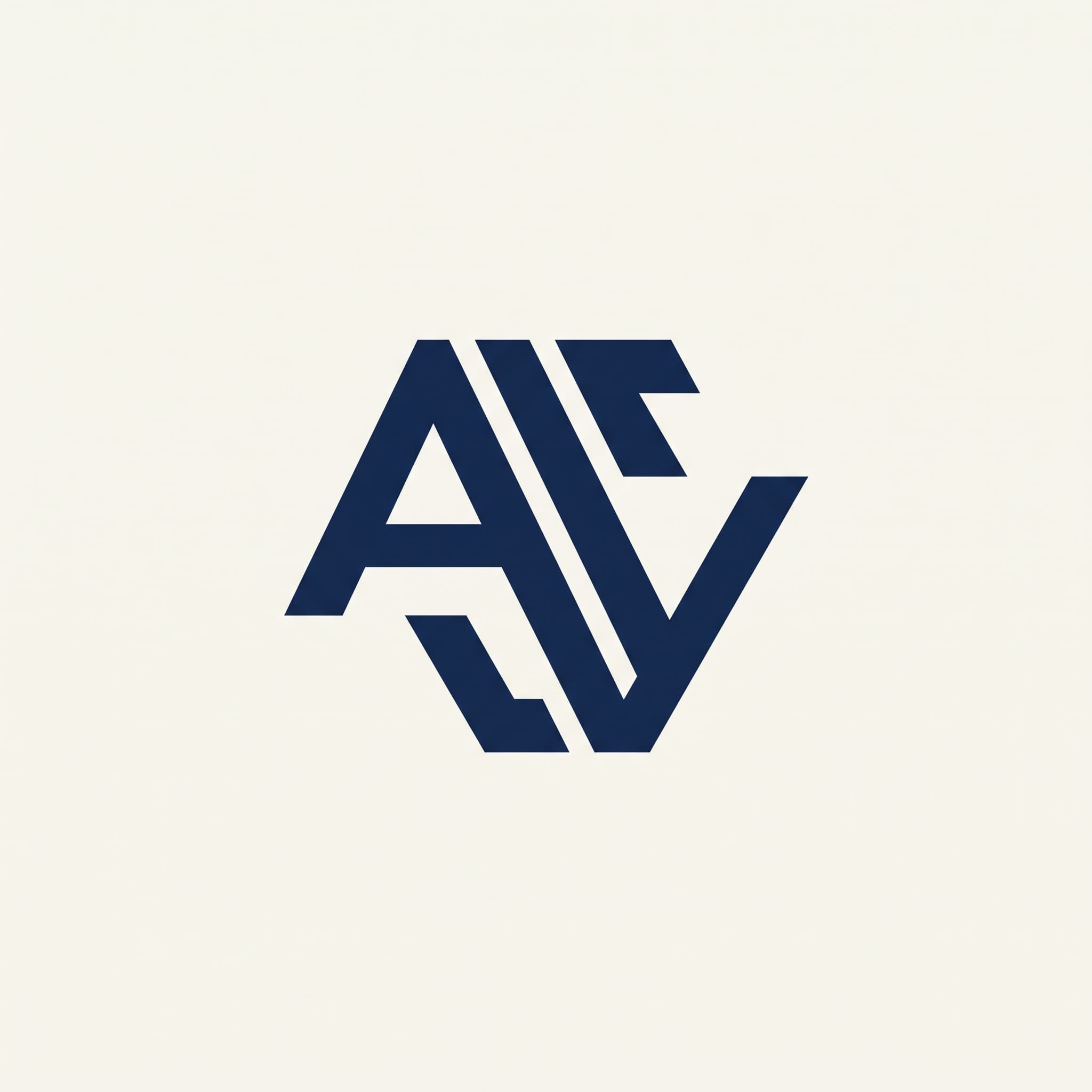 An interlocking two-letter monogram logo in a single balanced mark
