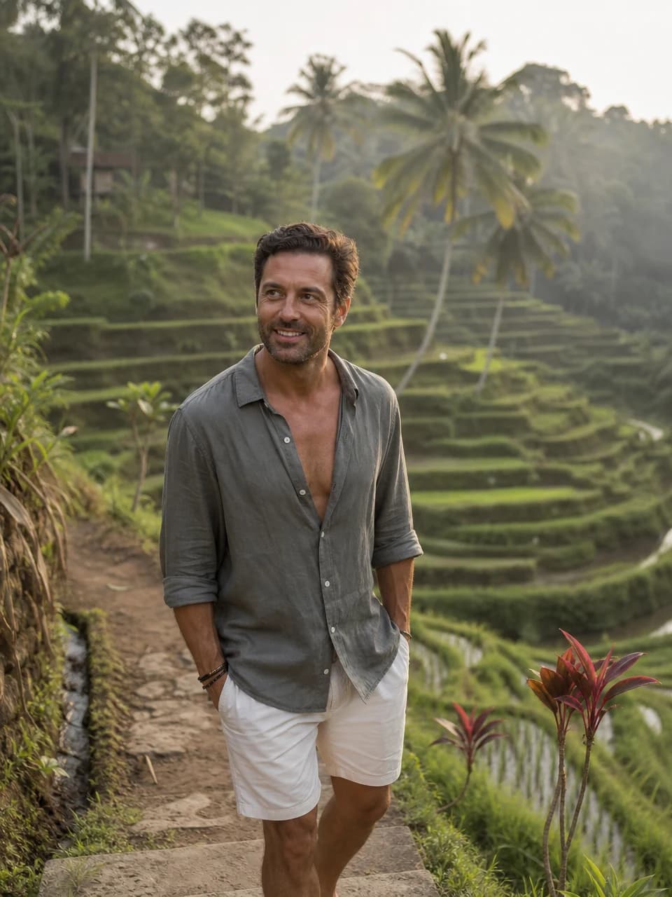 Rice terrace Bali photos example