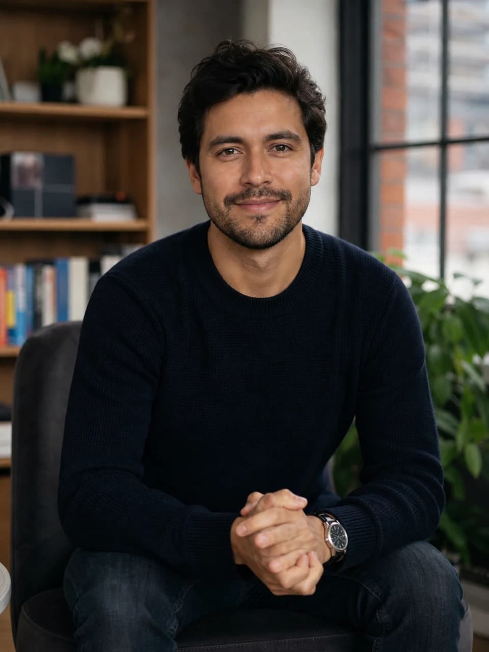 Editorial founder CEO headshots example