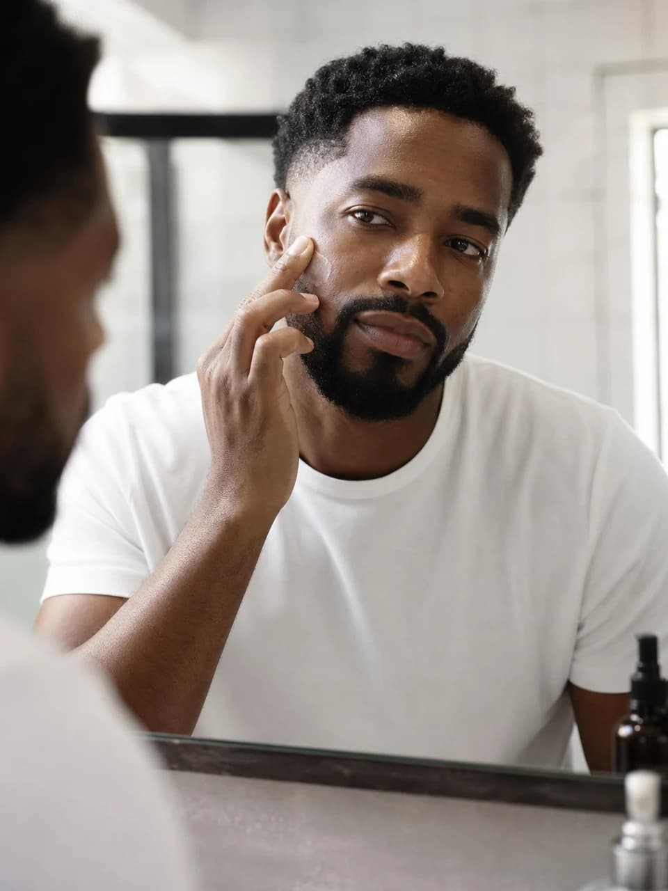 Morning skincare Clean girl photos example