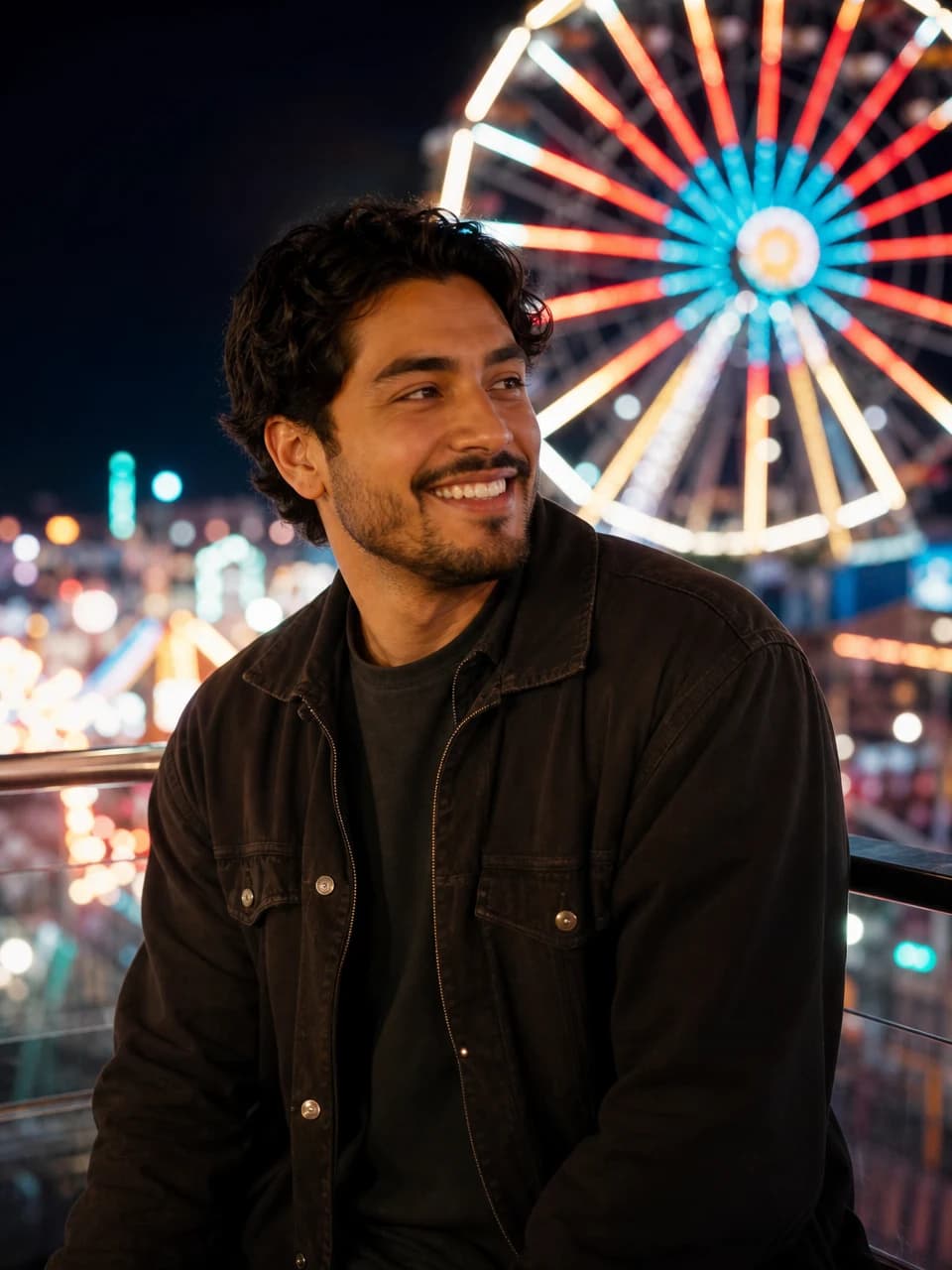 Ferris-wheel night Festival photos example